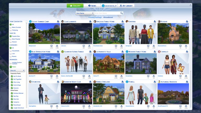 The Sims 4: The Gallery is back Online; Expect Less Downtimes