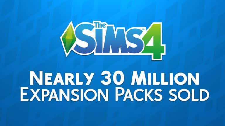 The Sims 4 has sold nearly 30 Million Expansion Packs