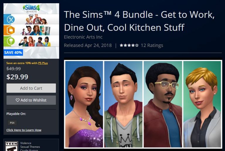 Playstation Sale: Save up to 50% off on select The Sims 4 Titles