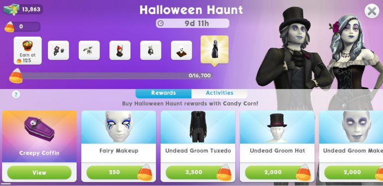 The Sims Mobile: Halloween Haunt Major Event has begun!