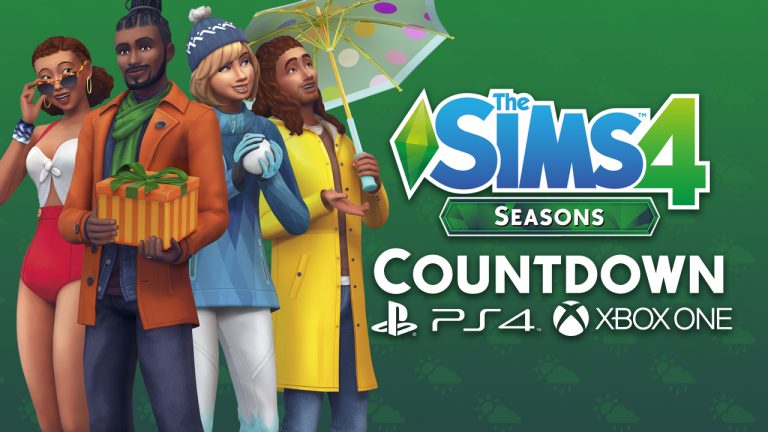 Countdown to the release of The Sims 4 Seasons on Xbox One and PS4