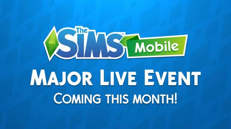 The Sims Mobile: Major Live Event Coming This Month