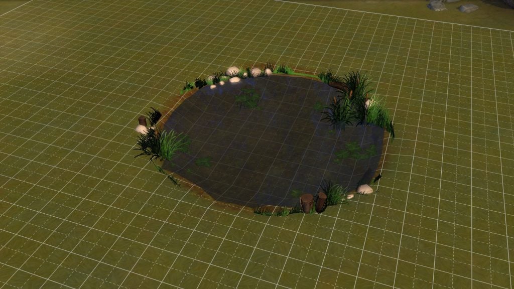 The Sims 4: Creating A Pond With Terrain Tools