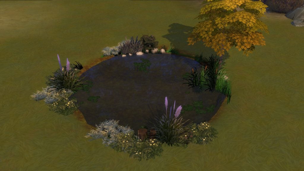 The Sims 4: Creating A Pond With Terrain Tools