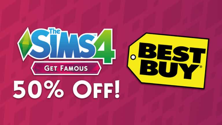 CYBER MONDAY: Get The Sims 4 Get Famous for 50% off at Best Buy