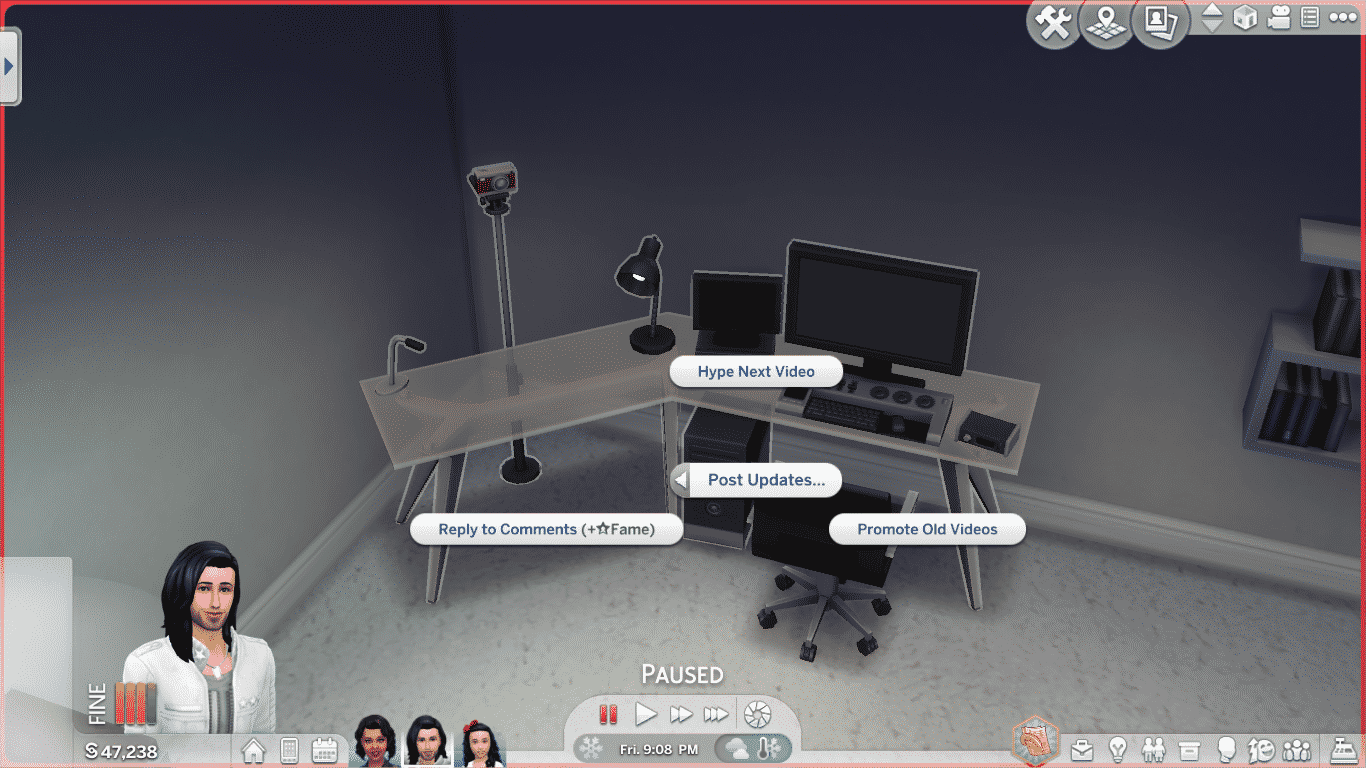 The Sims Get Famous: All Media Production Skill Objects