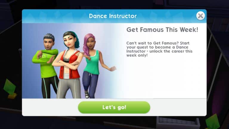 The Sims Mobile: Dance Instructor Rerun Event Tips & Tricks