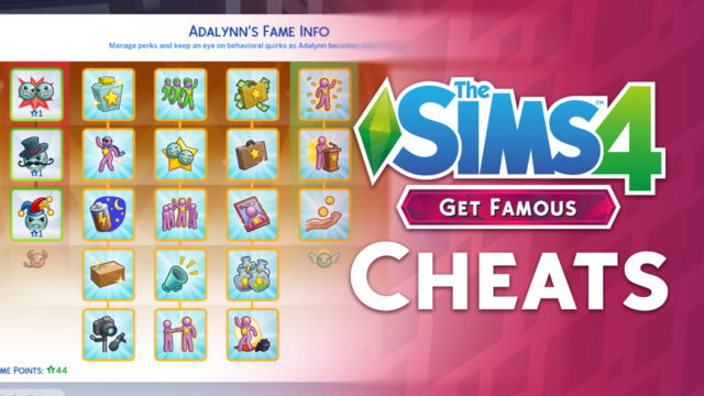 The Sims 4 Get Famous Cheats