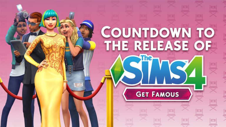 Countdown to the release of The Sims 4 Get Famous