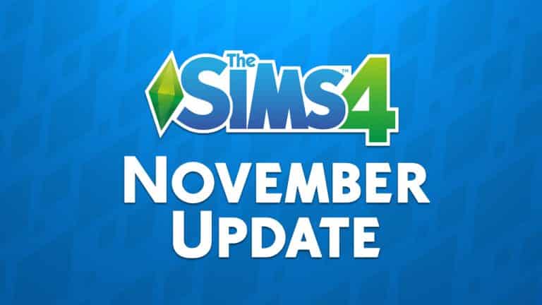 The Sims 4: November Update Release Date Confirmed