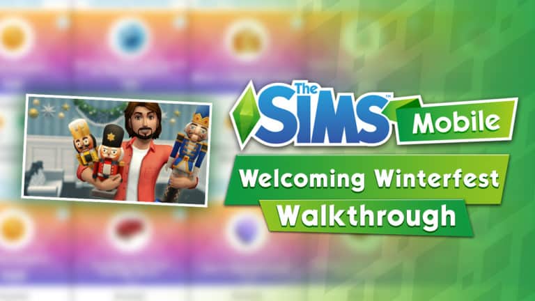 The Sims Mobile: Welcoming Winterfest Quest Video Walkthrough