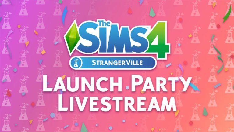 The Sims 4 StrangerVille Launch Party Livestream