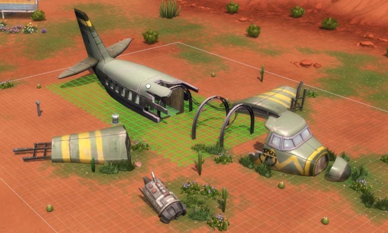 The Sims 4 StrangerVille: New Airplane Crash Site Screenshot