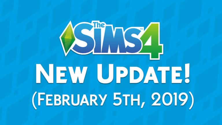 The Sims 4: New Update + Patch Notes! (February 5th, 2019)