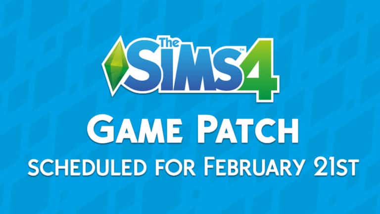 The Sims 4: New Game Patch Coming on February 21st