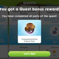 SecretAgent Quest Completion Screen