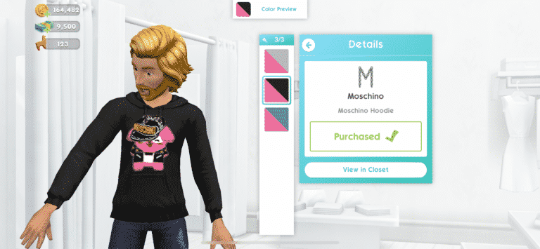 Moschino Hoodie added to The Sims Mobile