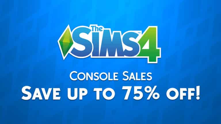 The Sims 4 Console Sale: Save up to 75% off on select Games!
