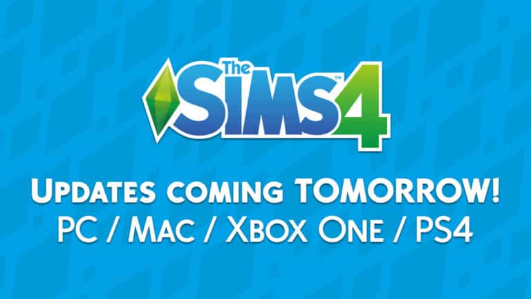 REMINDER: The Sims 4 Updates for PC / Mac and Consoles are coming tomorrow, April 16th