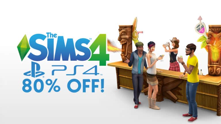 FLASH SALE: The Sims 4 Base Game for PS4 is 80% off