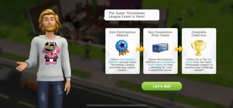 The Sims Mobile: Super Throwdown League 2019 Event + Quest Walkthrough