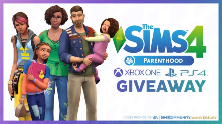 We’re giving away 8 copies of The Sims 4 Parenthood for Console!