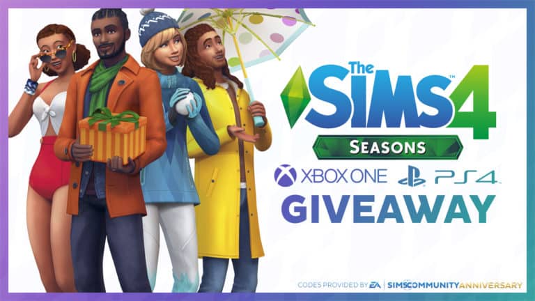 We’re giving away 8 copies of The Sims 4 Seasons for Console!