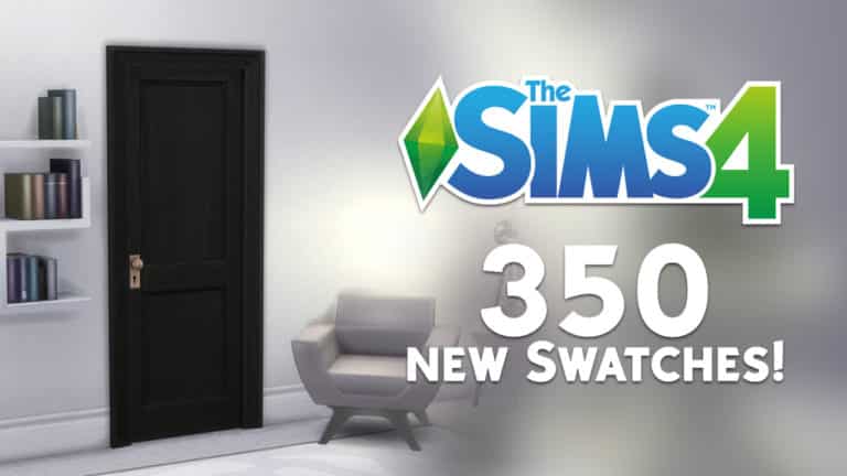 The Sims 4 Base Game is getting 350 New Swatches for Items!