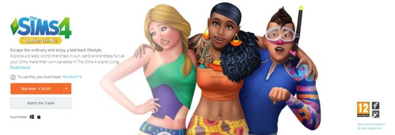 The Sims 4 Island Living is Now Available on PC and Mac!