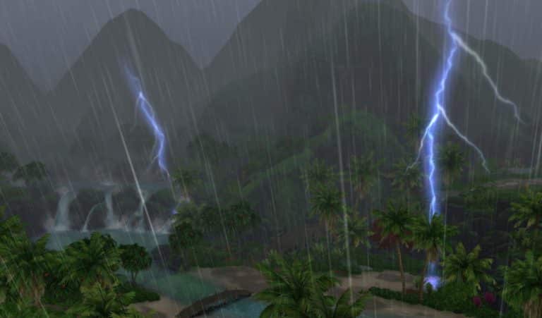 The Sims 4 Island Living: Information About New Weather Types