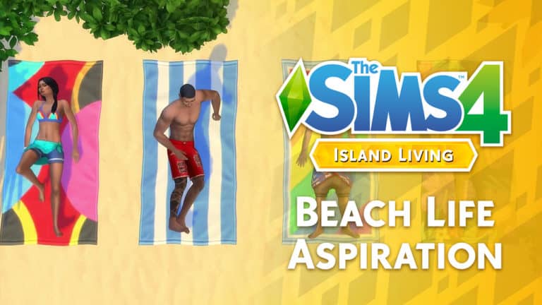 The Sims 4 Island Living: Beach Life Aspiration