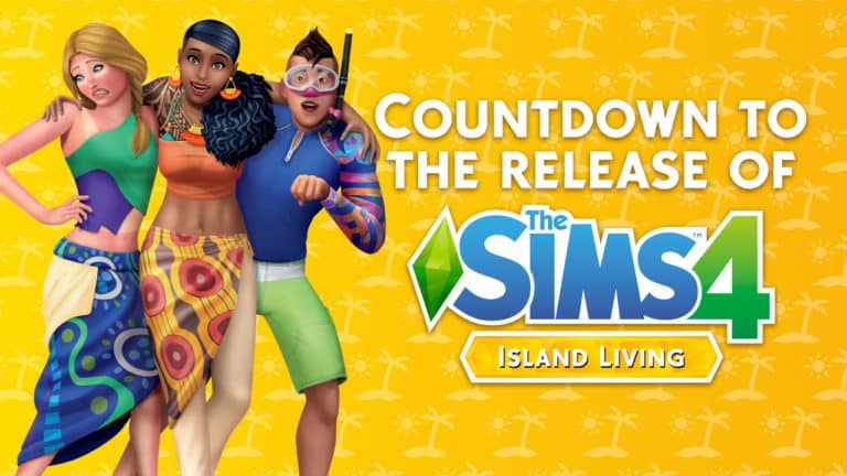 Countdown to the release of The Sims 4 Island Living