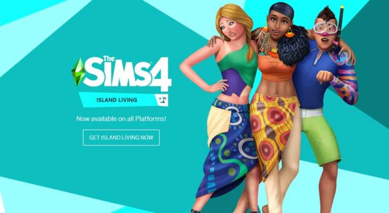 The Sims 4 Island Living Now Available on Xbox One and PS4