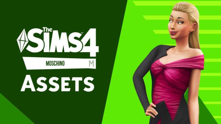 The Sims 4 Moschino Stuff: Official Assets (Logo, Render, Boxart, Icon)