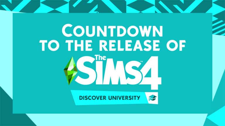 Countdown to the release of The Sims 4 Discover University (PC/Mac)