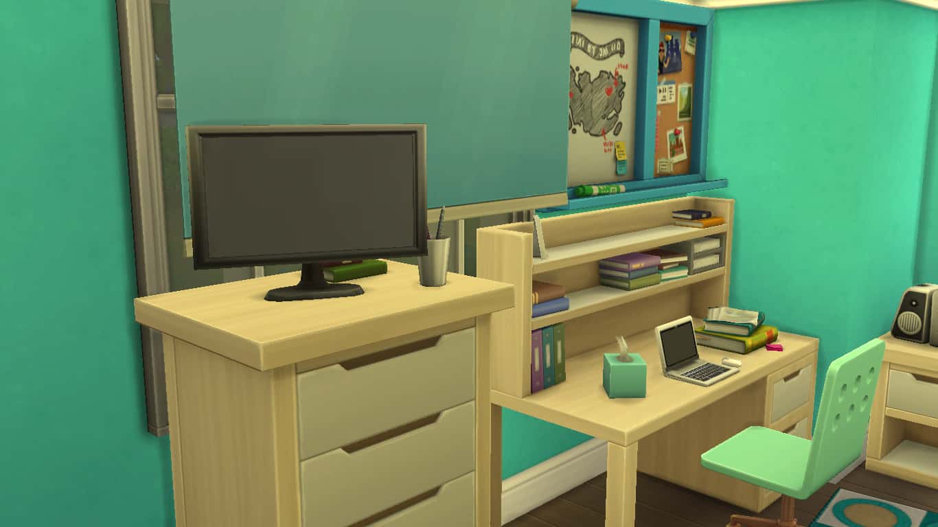 Love that adult sims can now use these desks! : r/simsfreeplay