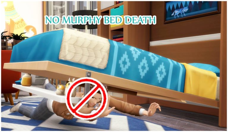 The Sims 4 Tiny Living: No Murphy Bed Death Mod