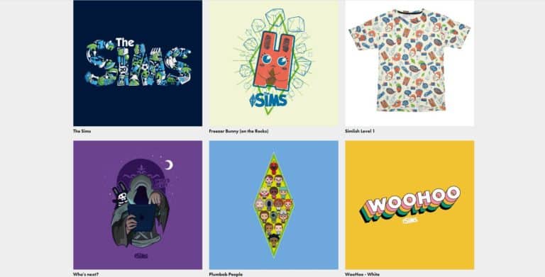 The Sims Releases Their Official 20th Birthday Merch Collection