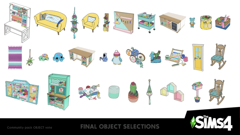 The Sims 4 Community Voted Stuff Pack: Round Four Results