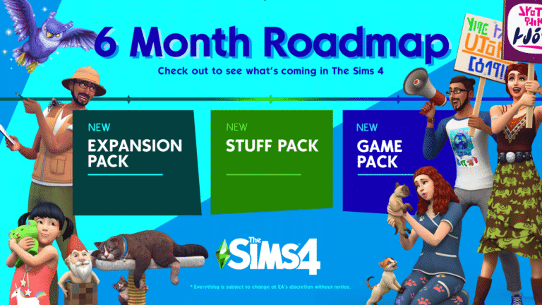 The Sims Team releases a 6 month Roadmap for The Sims 4
