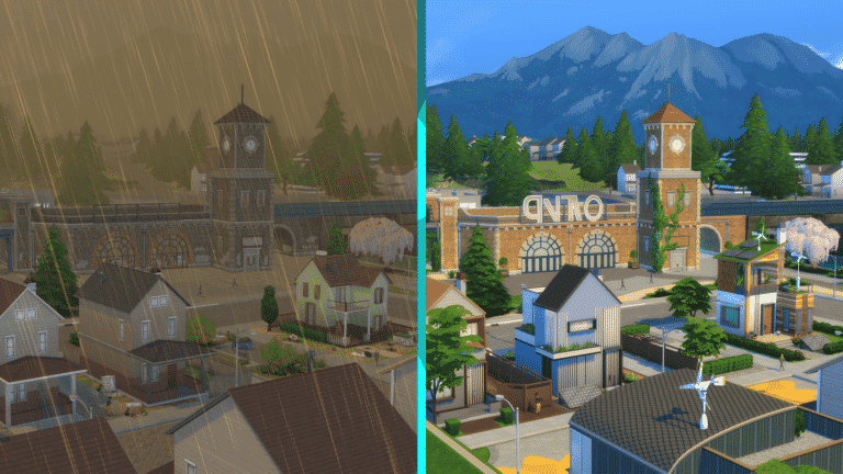 The Sims 4 Eco Lifestyle: Pollution will Impact Rain