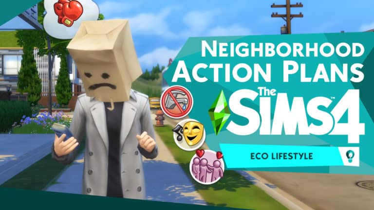 The Sims 4 Eco Lifestyle: Controlling Your Neighborhood with N.A.P. Feature