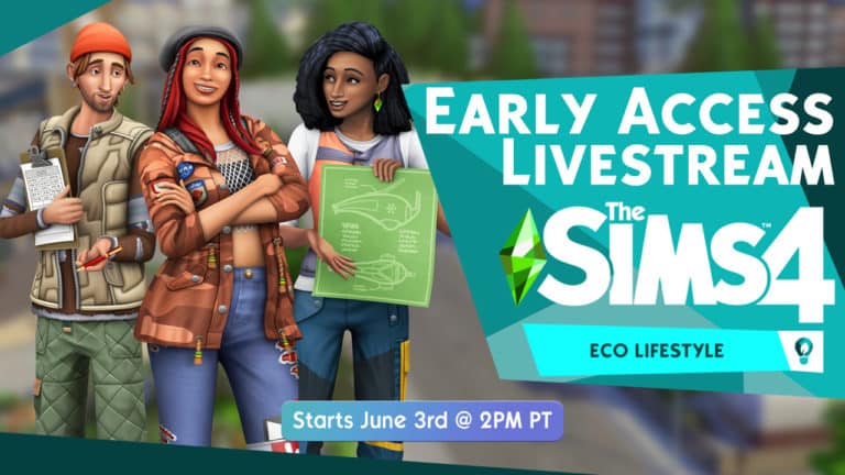 Join us for an Early Access Livestream of The Sims 4 Eco Lifestyle!
