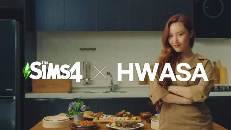 The Sims 4 Teams Up With Korean Singer Hwasa in New Advertisment!