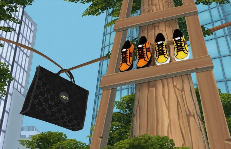 Gucci partners with Sims 4 Content Creators to bring their New Collection to The Game