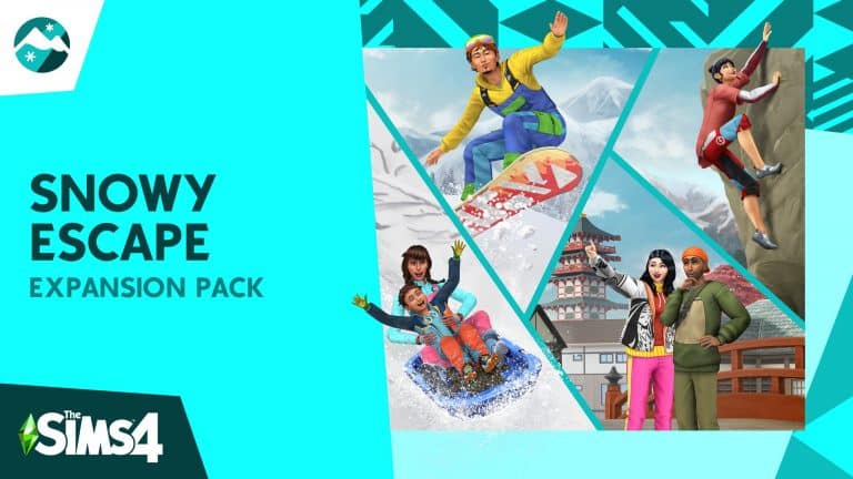 The Sims 4 Snowy Escape: Official Assets