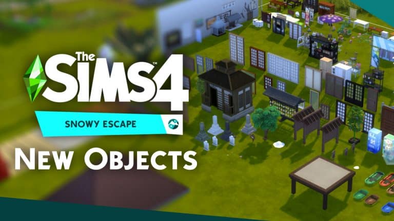 The Sims 4 Snowy Escape: Full Build Mode Overview