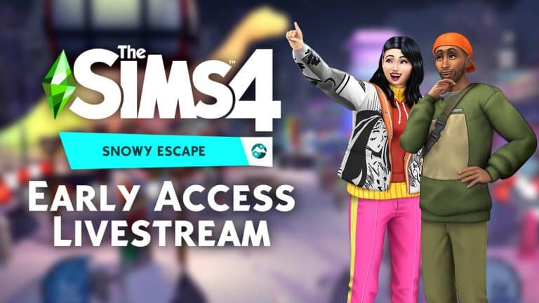 The Sims 4 Snowy Escape: Early Access Livestream