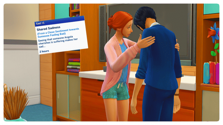 Sentiments and how they affect the Autonomy and Relationships in The Sims 4