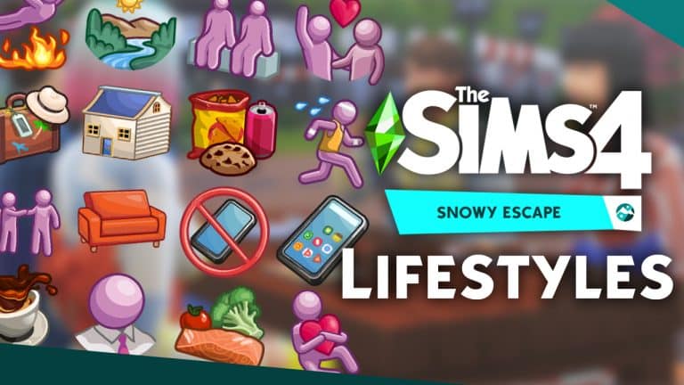 The Sims 4 Snowy Escape: All About Lifestyles! (Video Walkthrough)